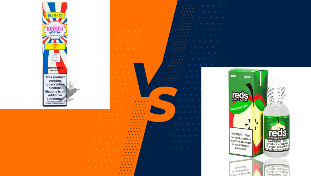 Battle of the Ejuices: Dinner Lady Fruits Berry Blast vs Reds Apple Ejuice